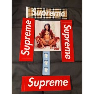 SUPREME STICKER LOT  "LIL KIM", BURBERRY, Dough Boy...!!!